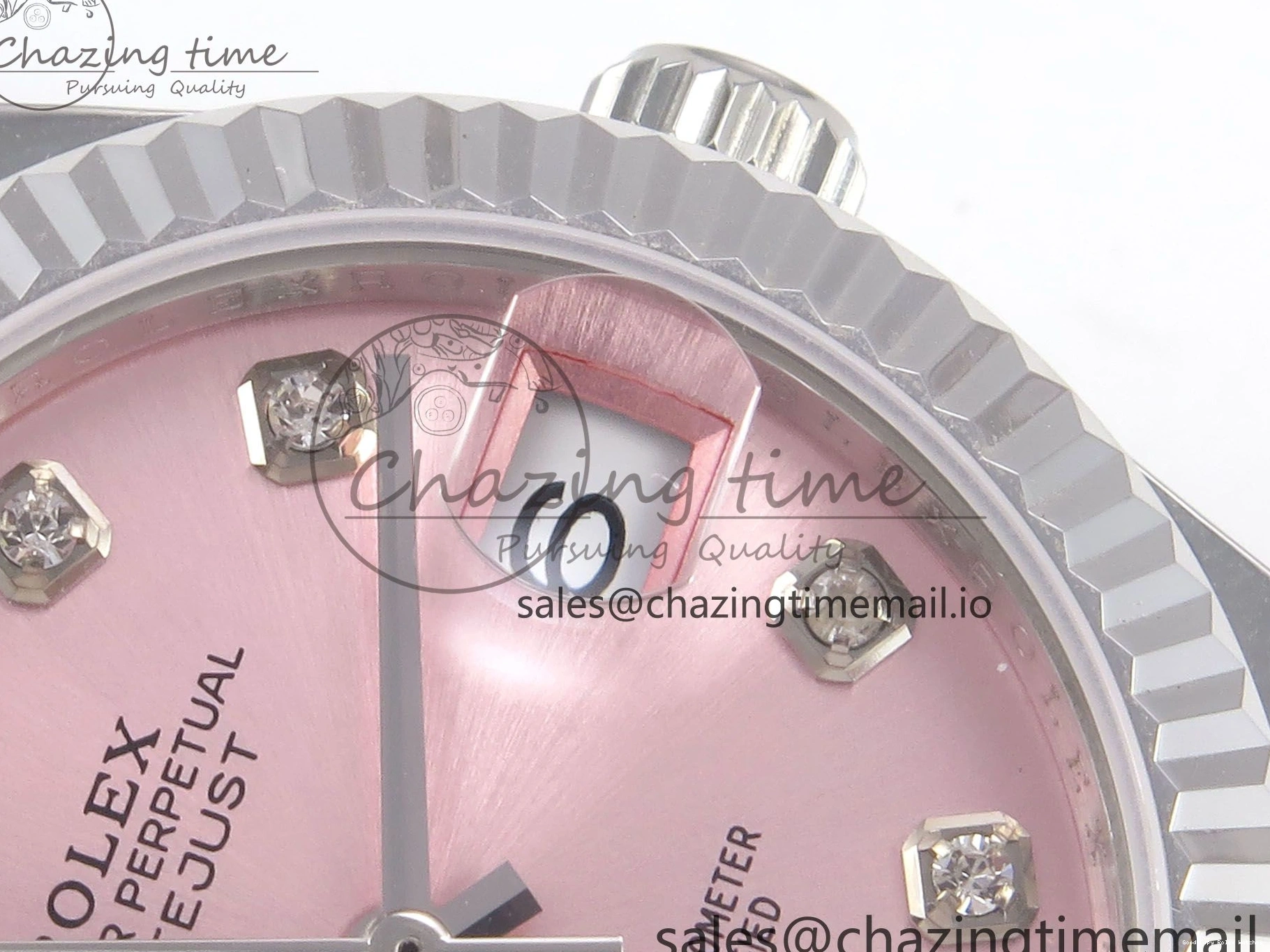 Best AAA Replica Sites A Best Bracelet Steel 1:1 GMF Diamonds 278274 Jubilee DateJust Fashionable Pink Dial on 31 SS Edition 904L 1164 0110